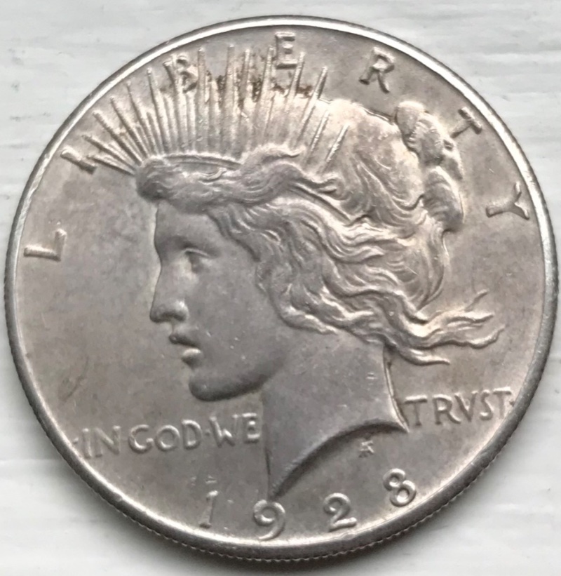 1928-P-Peace-Dollar-Au/MS?